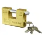 تصویر از قفل کتابی طلایی سایز 94 طلایی نیکا + 4 کلید کامپیوتری