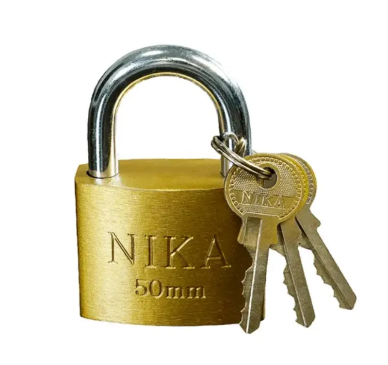 تصویر از قفل آویز پایه کوتاه نیکا سایز 50 میلی متر