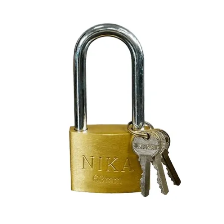 تصویر از قفل آویز پایه بلند نیکا سایز 63 میلی متر