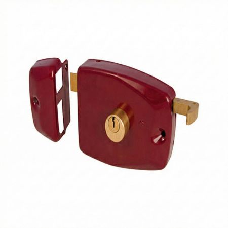 تصویر از قفل حیاطی رجبی ۶۶۲۶ طرح الیزت ۳ کلید معمولی