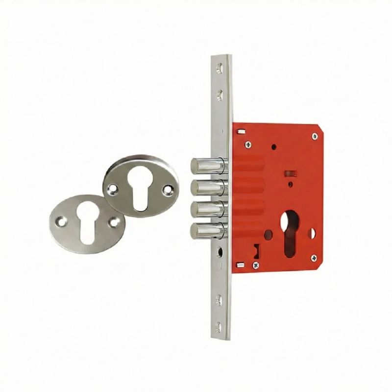 تصویر از قفل ایمنی پهن ۴ لول دلتا کد ۰۶۰ با رزت سوئیچی