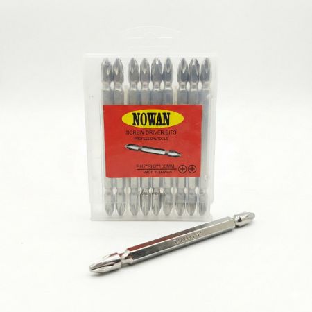 تصویر از سر پیچ گوشتی دو طرفه چهارسو نوان مدل PH2 طول 100